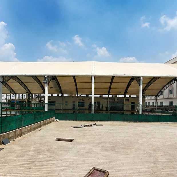 Champions Aquatics Academy, Bahadurgarh tensile structure, Ekra Decor &mdash; photograph 2